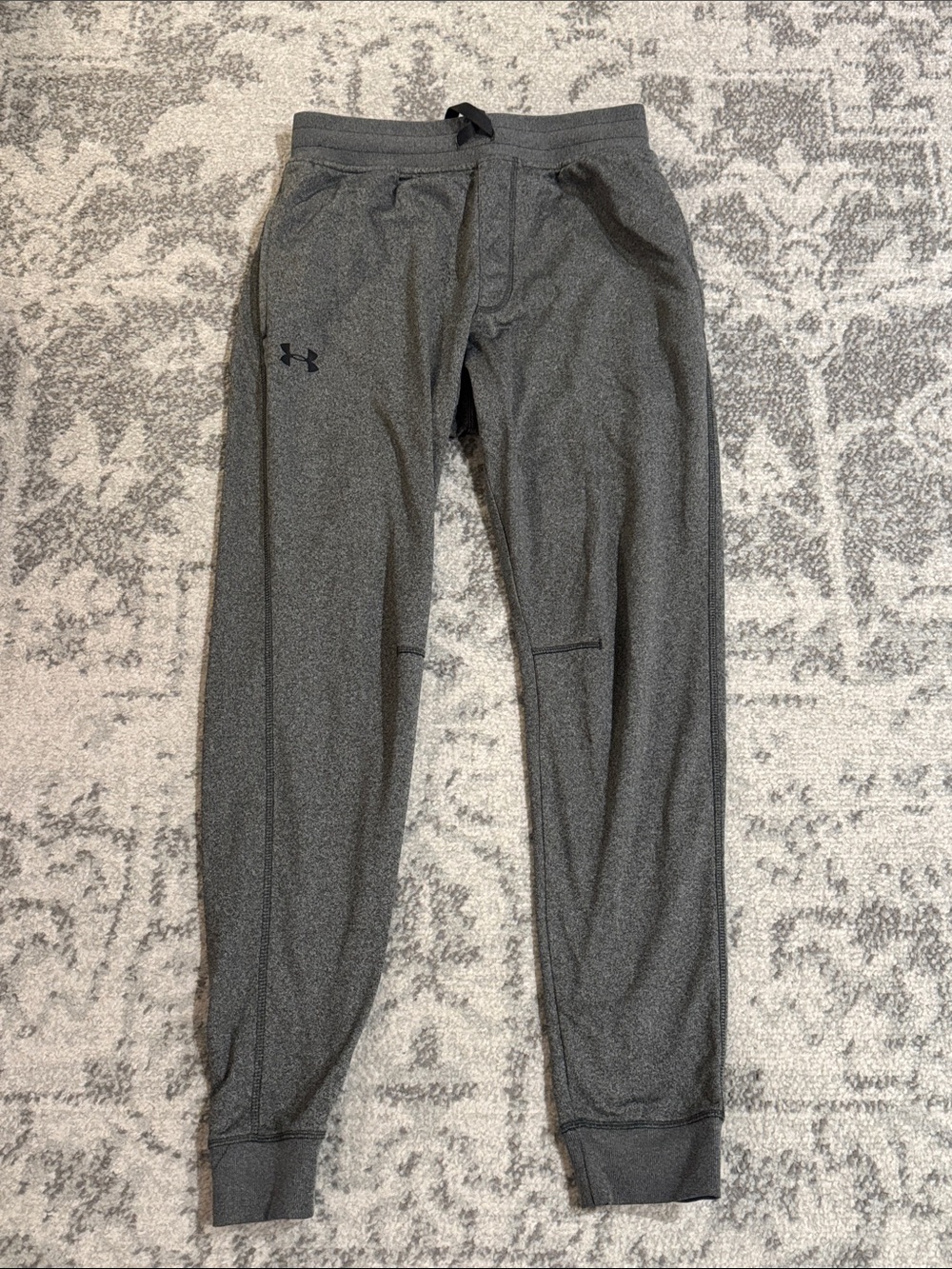 Under Armour Men's ColdGear Charcoal Heather Jogger Sweatpants